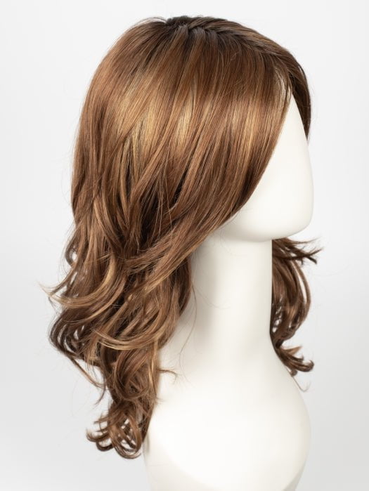 30A27S4 | Medium Natural Red and Medium Red-Gold Blonde Blend, Shaded with Dark Brown