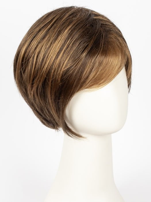 6F27 | CARAMEL RIBBON | Dark Brown with Light Red-Gold Blonde Highlights and Tips