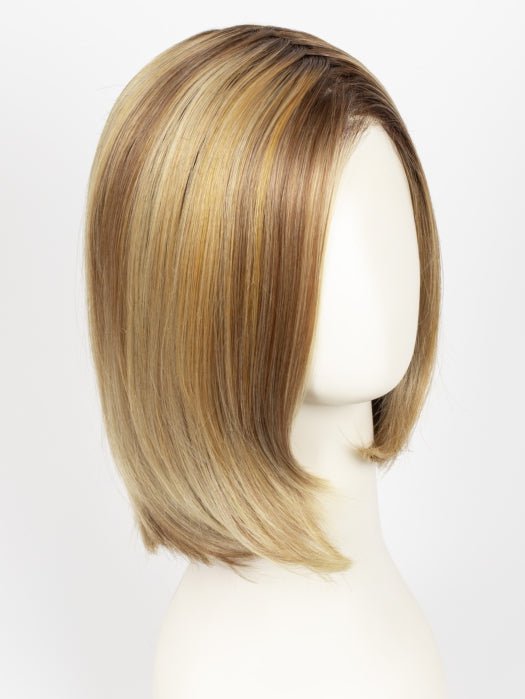 14/26S10 | Light Gold Blonde and Medium Red-Gold Blonde Blend, Shaded with Light Brown