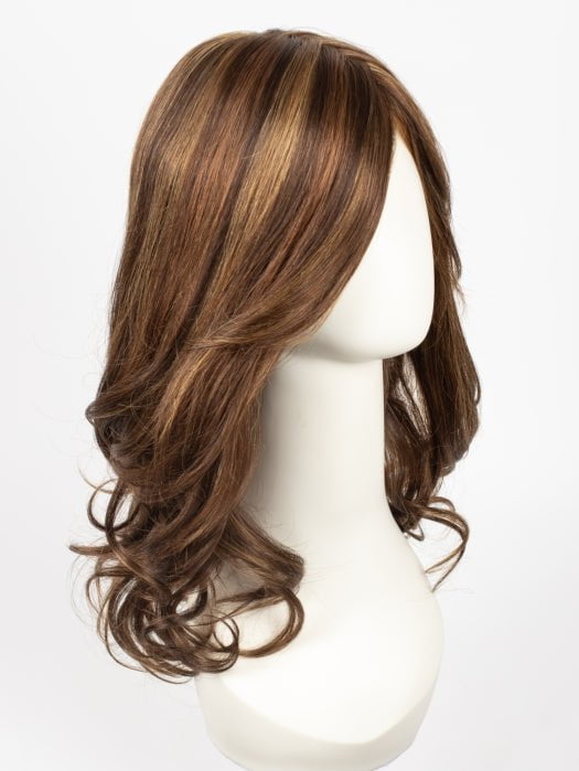 FS6/30/27 TOFFEE TRUFFLE | Brown, Medium Red-Gold, Medium Red-Gold Blonde Blend with Medium Gold Blonde Bold Highlights