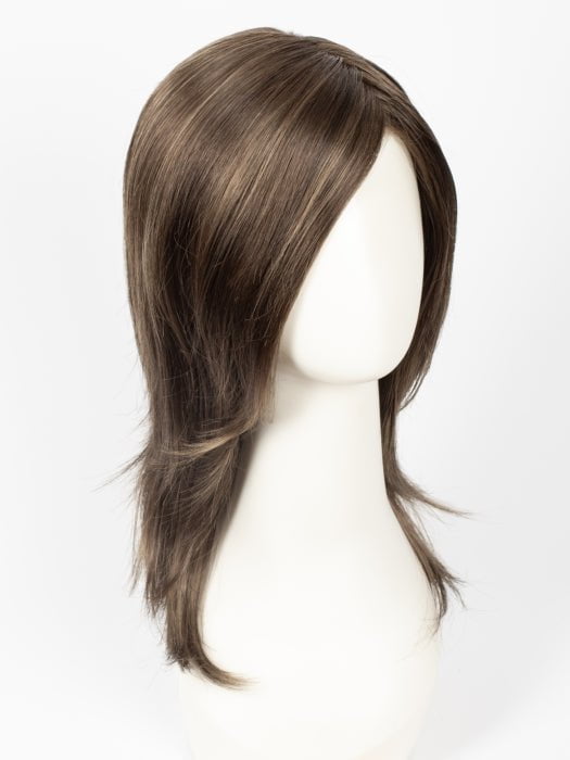 8RH14 HOT COCOA  | Medium Brown with 33% Medium Natural Blonde Highlights