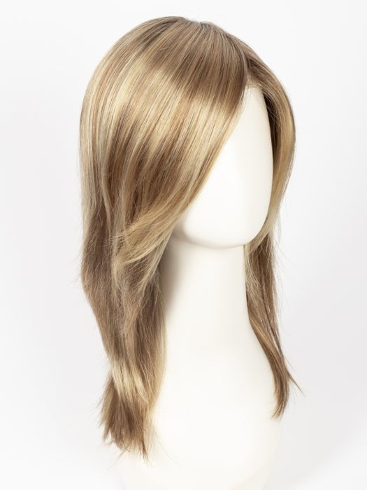 14/26S10 | Light Gold Blonde and Medium Red-Gold Blonde Blend, Shaded with Light Brown