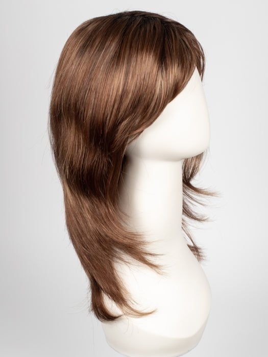 30A27S4 | Medium Natural Red and Medium Red-Gold Blonde Blend, Shaded with Dark Brown