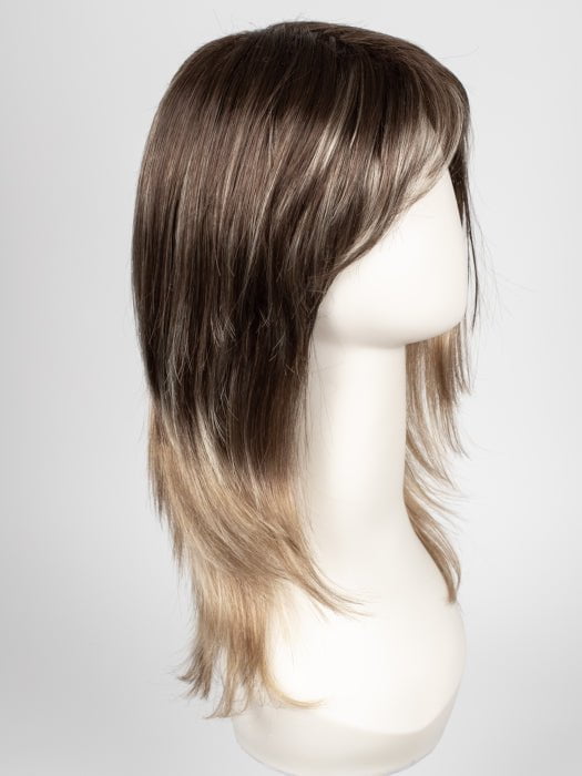 S8-18/26RO FAWN | Cascading Ombre Shade | Rich Dark Brown Roots blend with Honey and Platinum Blonde Hues at the Tips