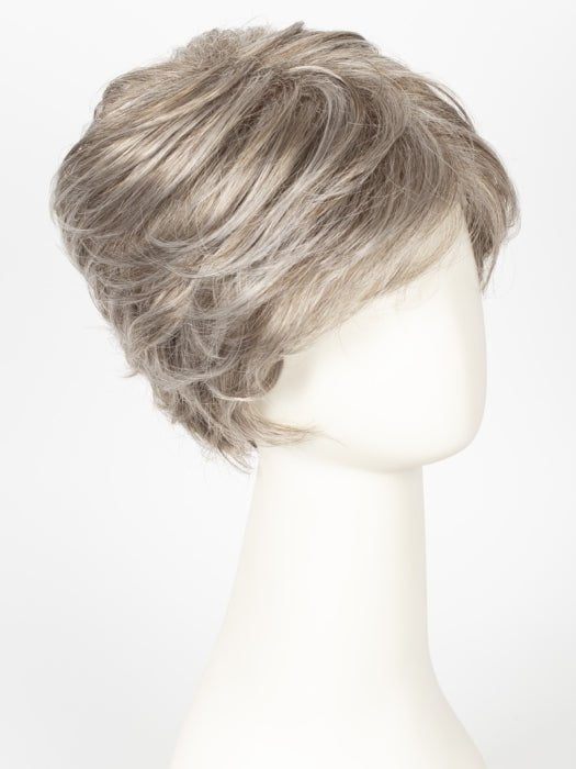 54F48 COCKTAIL | Light Grey with 25% Medium Natural Gold Blonde Front, graduating to Light Brown with 75% Grey Nape