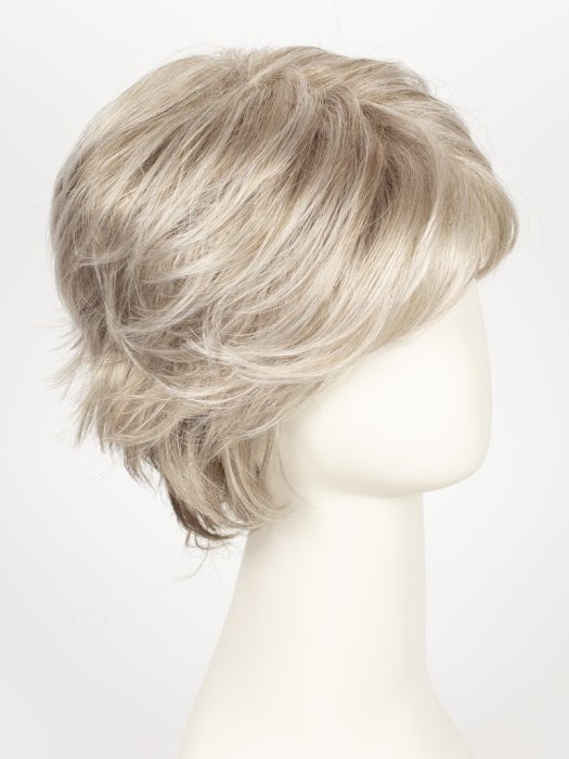 101F48T | Soft White Front, Light Brown with 75% Grey Blend with Soft White Tips