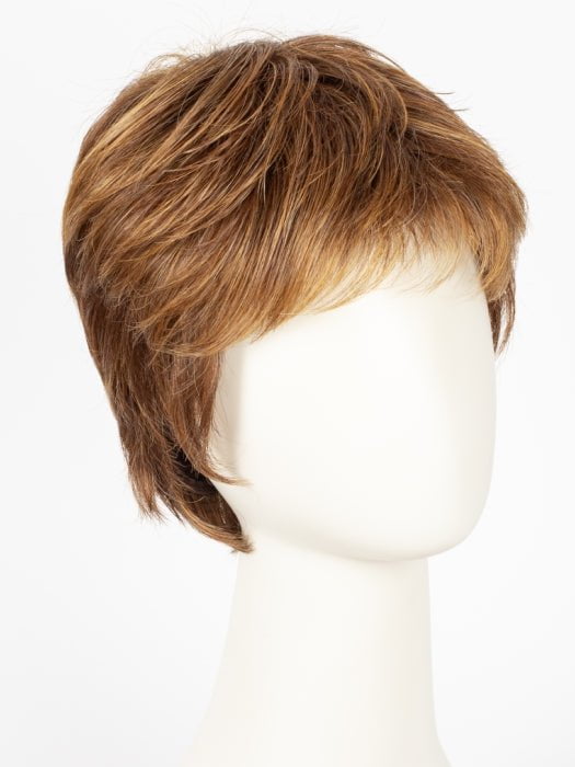 Color R3025S+ = Glazed Cinnamon: Medium Reddish Brown w/Ginger Highlights