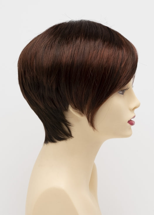 CHOCOLATE CHERRY | Dark Brown roots with overall Medium Brown base with Deep Red highlights