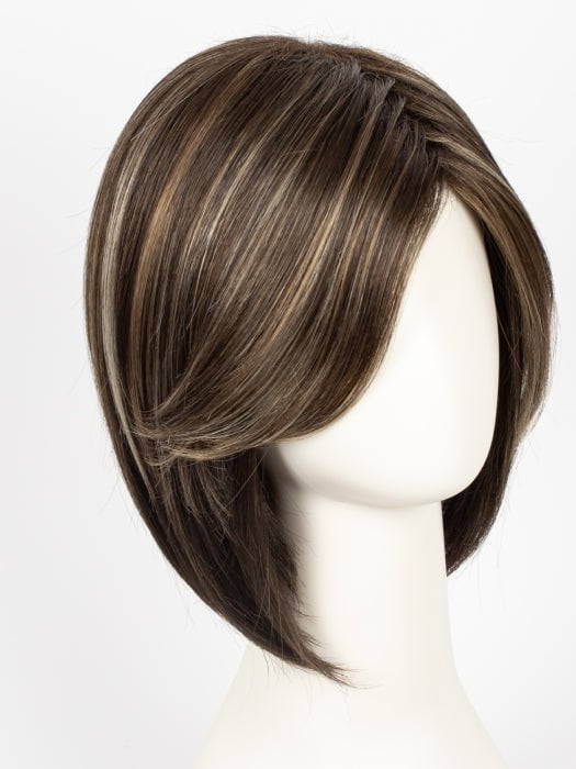 CHOC FROST R | Rooted Dark with a Dark Brown Base with Honey Blonde and Platinum highlights