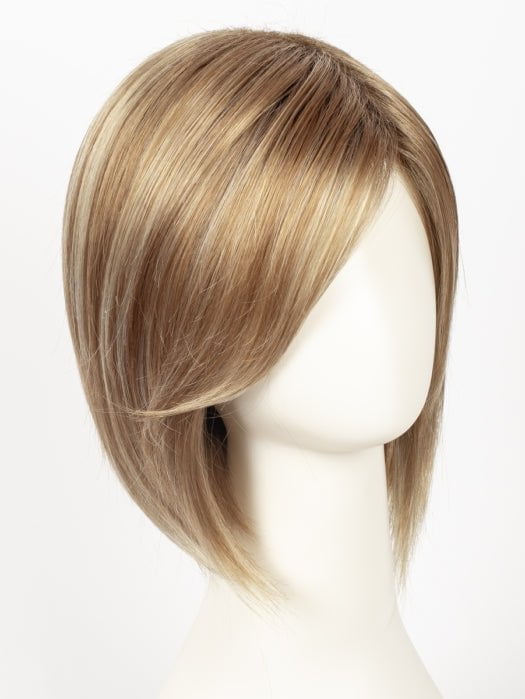 NUTMEG-R | Rooted Dark Honey Brown Base with Strawberry Blonde Highlights