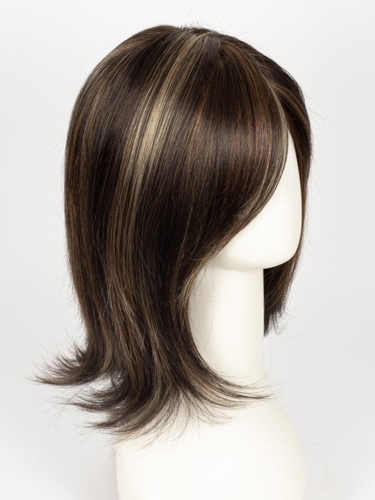 CHOCOLATE SWIRL | Dark Brown Base with Light Auburn and Honey Blonde evenly highlited