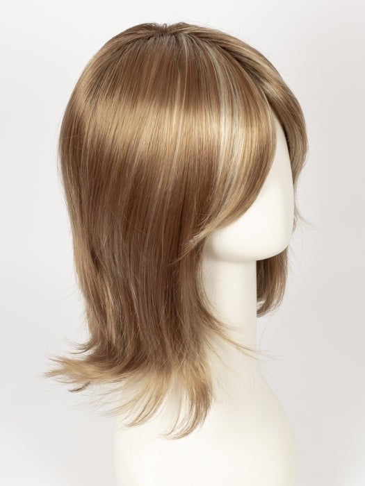 NUTMEG R | Rooted Dark Honey Brown Base with Strawberry Blonde Highlights