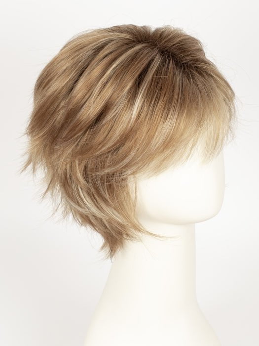 NUTMEG R | Dark Honey Brown Base with Strawberry Blonde highlights with Dark Brown roots