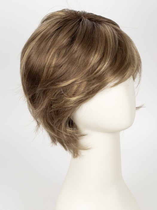 MOCHACCINO-R | Rooted Medium Warm Blonde with Chocolate Undertones and Creamy Blonde Highlights