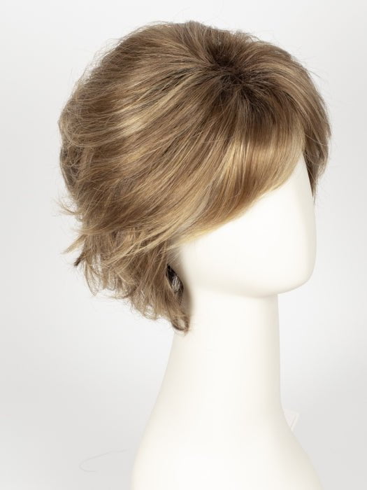 MOCHACCINO-R | Rooted Medium Warm Blonde with Chocolate Undertones and Creamy Blonde Highlights