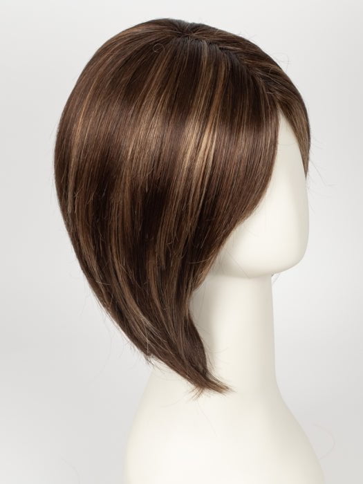 Color Auburn-Sugar-R = Rooted Dark with a Medium Auburn base with a Dark Strawberry Blonde highlight