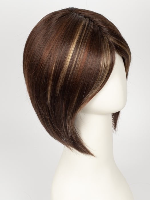 RAZBERRY ICE R | Rooted Dark Medium Auburn base with Copper and Strawberry Blonde highlights