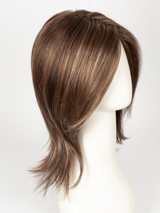 Color Auburn-Sugar-R = Rooted Dark with a Medium Auburn base with a Dark Strawberry Blonde highlight