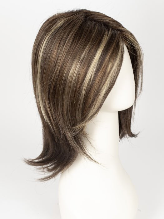 CHOCOLATE FROST R | Rooted Dark with a Dark Brown Base with Honey Blonde and Platinum highlights