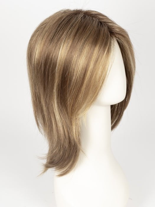 MOCHACCINO-R | Rooted Medium Warm Blonde with Chocolate Undertones and Creamy Blonde Highlights