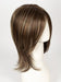 ALMOND ROCKA R | Rooted Dark Golden Brown base color with Strawberry Blonde and Bright Cooper evenly blended highlights