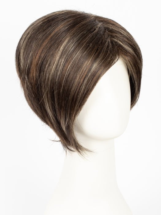 CHOCOLATE SWIRL | Dark Brown Base with Light Auburn and Honey Blonde evenly highlited.