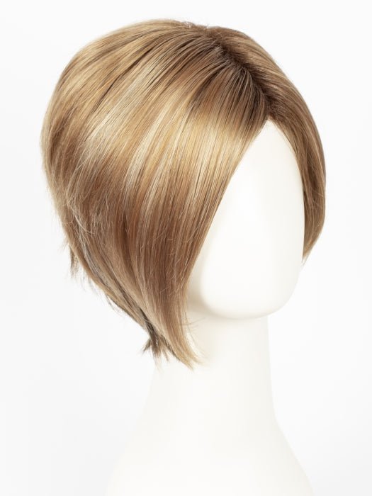 NUTMEG R | Rooted Dark Honey Brown Base with Strawberry Blonde Highlights