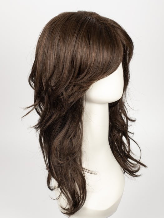 GINGER-BROWN | Medium Auburn and Medium Brown evenly blend							