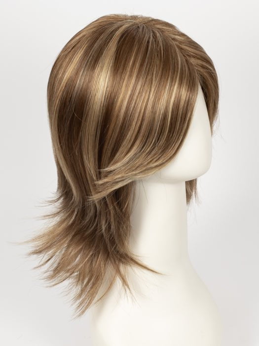 MAPLE-SUGAR | Light Honey Brown base with Strawberry Blonde highlights