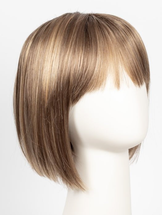 MOCHACCINO-R | Rooted Dark with Light Brown base with Strawberry Blonde highlights