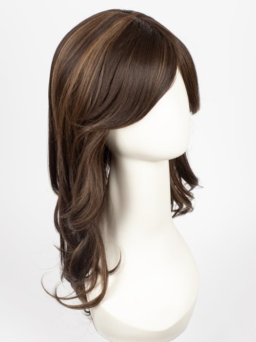 FS4/27 | 80% Medium Dark Brown with 20% Honey Blonde Frost