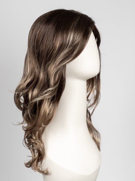 ICED-MOCHA | Light Chestnut Brown Base with Light Brown, Ash Blonde, and Golden Blonde Highlights