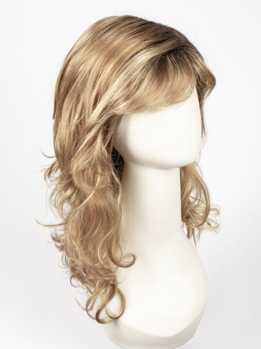 R20RT8 | Dark Blonde w/Light Copper Blonde Highlights & Golden Brown Roots