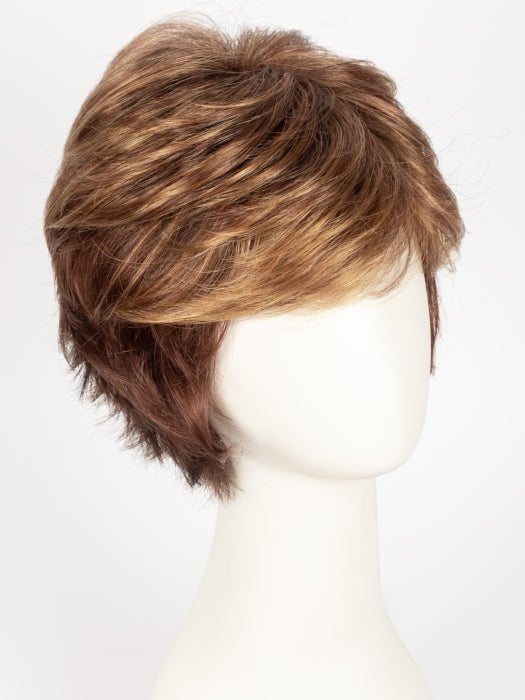 R33LF24 | Dark Auburn Lightening to Gold Blonde Mix in Front