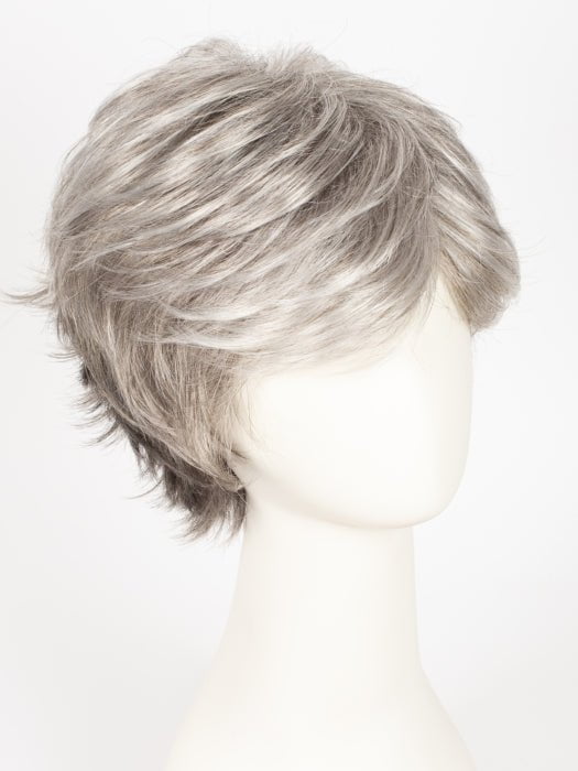 R51LF60 | Off Black w/75% Grey Lightening to Gold Blonde Mix in Front