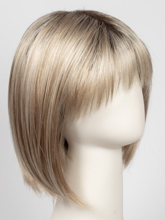 SHADOWED-CUSTARD | Warm Blonde with Light Blonde Blended Highlights and a Medium Brown Root