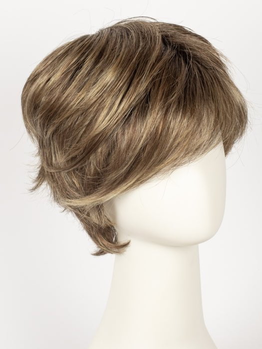 BERNSTEIN-ROOTED | Light Brown base with subtle Light Honey Blonde and Light Butterscotch Blonde highlights and Dark