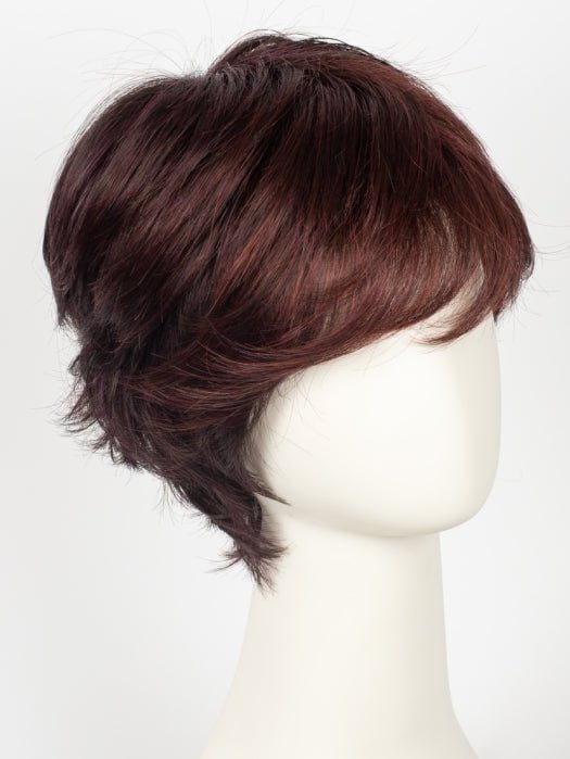 HOT-AUBERGINE-MIX | Medium Burgundy Red, Dark Burgundy Red, and Darkest Brown Blend