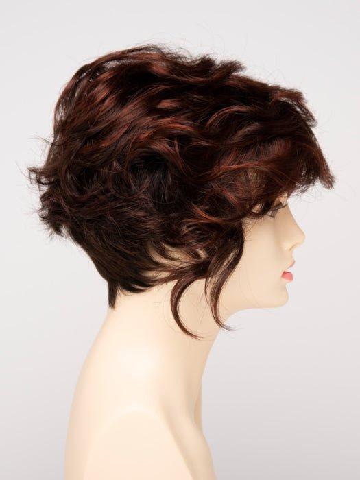 CHOCOLATE CHERRY | Dark Brown roots with overall Medium Brown base with Deep Red highlights