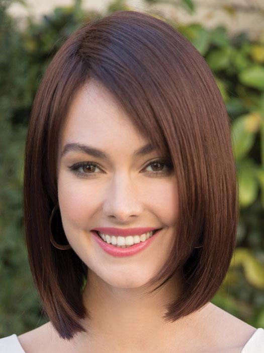 VADA bY AMORE in MULBERRY-BROWN Dark chocolate and dark auburn blend with rusty auburn undertones