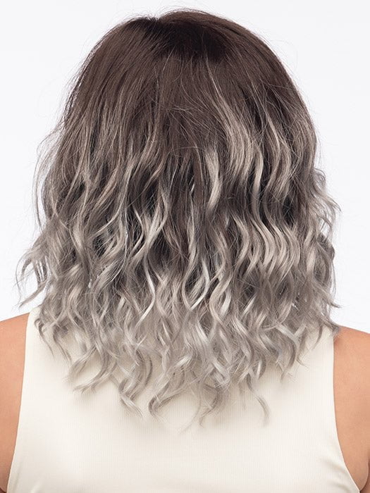 GRAYDIENT-STORM | Dark Brown Roots that Melt into Light Gray and Silver Tones Towards the Ends