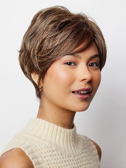 CHOCOLATE-TWIST | Cappucino Base, Coppery Blond Highlights and Tipped Ends