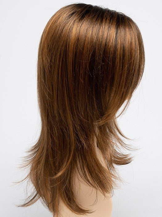 SAFFRON SPICE | A blend of Light Coppers and Warm Auburns with Darker Brown Roots