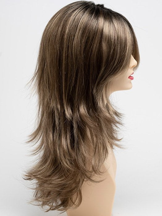 HONEY BREEZE | A blend of Cool, Honey Blonde and Multi-Dimensional Medium Brown with Darker Brown Roots