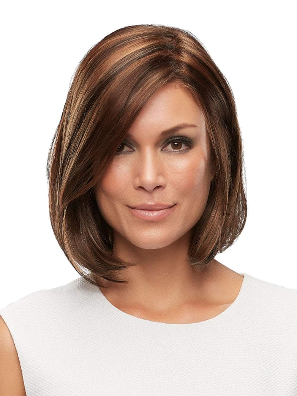 CAMERON PETITE by JON RENAU in FS6/30/27 TOFFEE TRUFFLE | Brown, Medium Red-Gold, Medium Red-Gold Blonde Blend with Medium Gold Blonde Bold Highlights