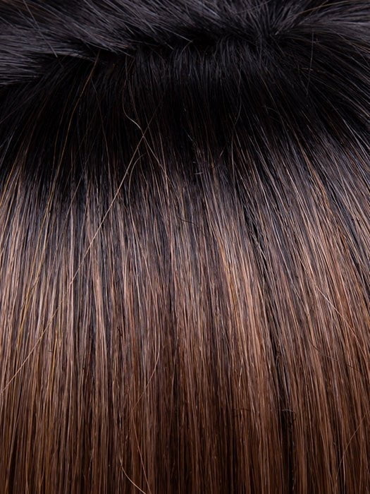 CINNAMON TOFFEE | Neutral to Warm Light Brown with Dark Brown Roots