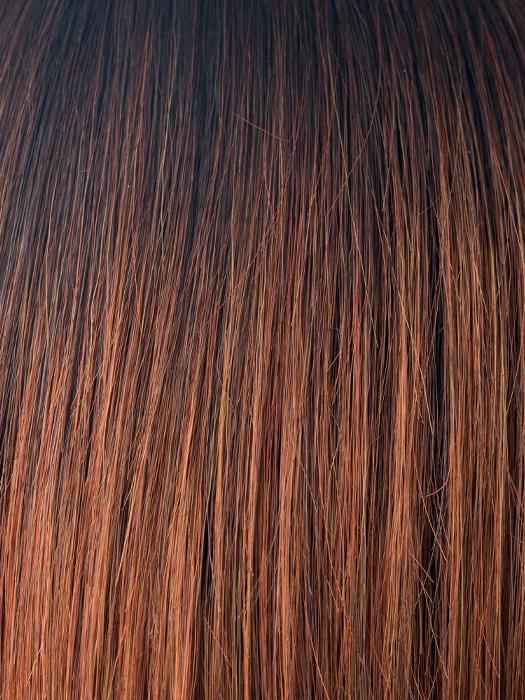 CRIMSON-LR | Dark Burgundy with Light Coppery ends and Dark Roots