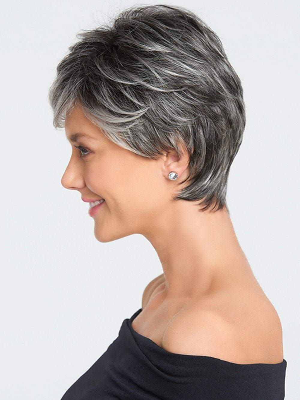 A short, boy cut long on style and fullness