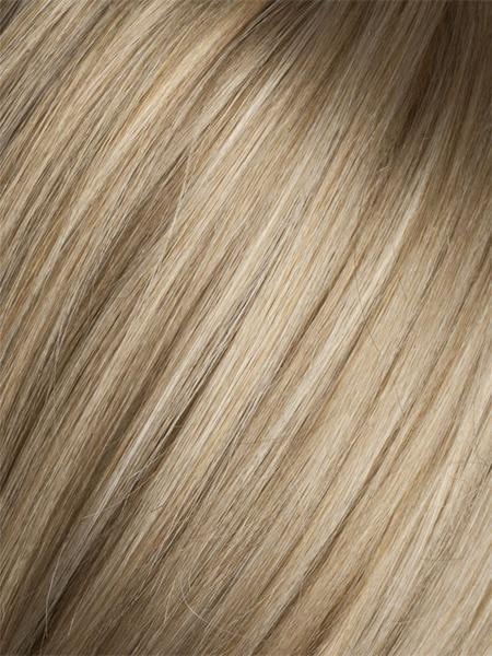 CHAMPAGNE ROOTED | Light Beige Blonde, Medium Honey Blonde, and Platinum Blonde blend with Dark Roots