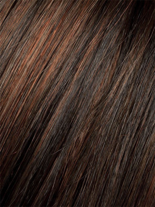 Color Dark Auburn = Dark Auburn, Bright Copper Red, and Dark Brown blend